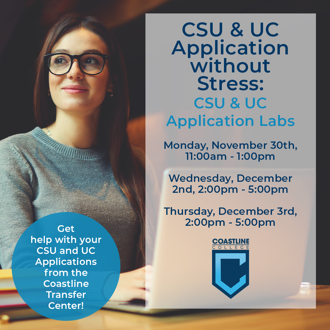 CSU and UC Transfer Labs Promo Graphic